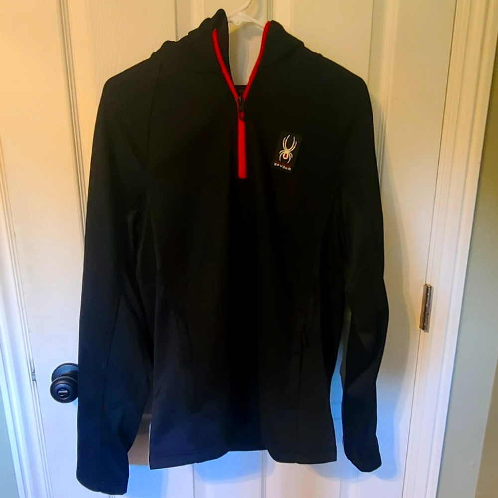 Spyder Men's Hoodie 1/4 zip size large